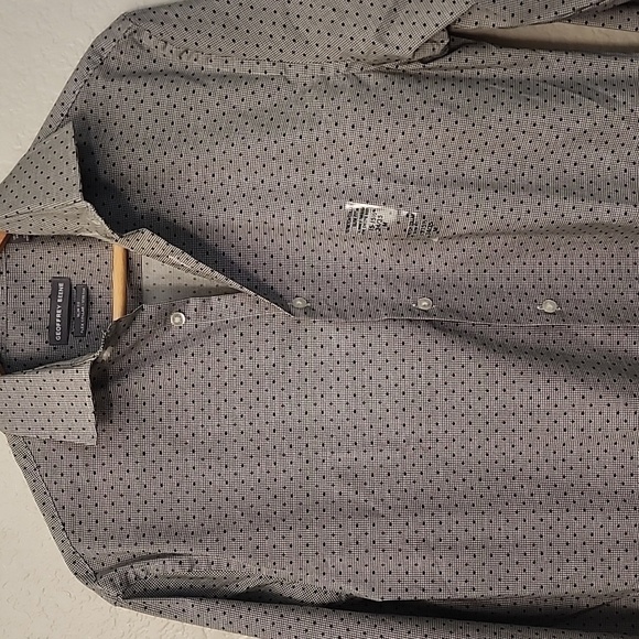 Geoffrey Beene Slim Fit Flex Collar - Stretch, Button Up Dress Shirt - Picture 5 of 13